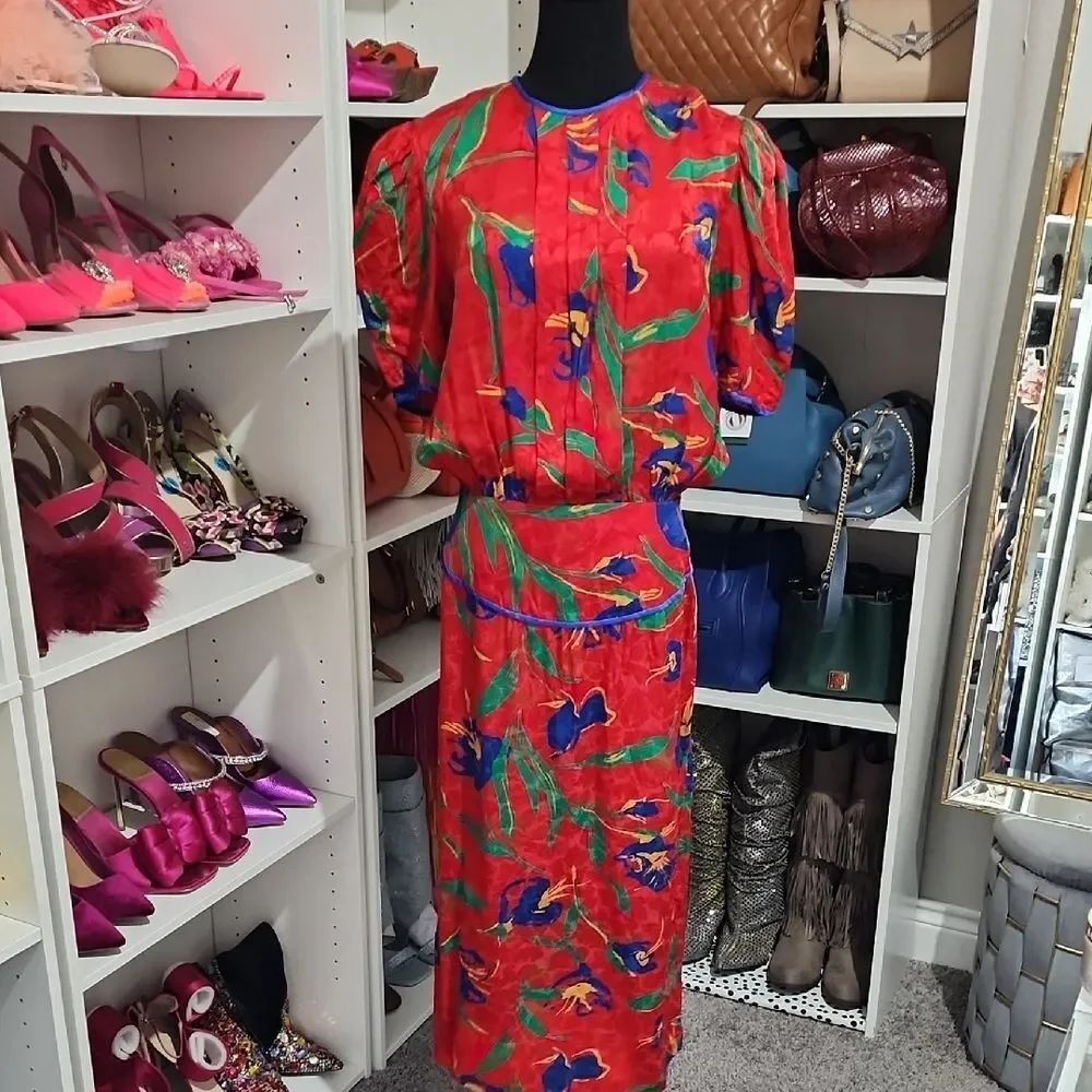 Vintage Flora Kung Floral Women's Dress